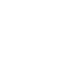 White, symmetrical six-petal flower icon on a transparent background.