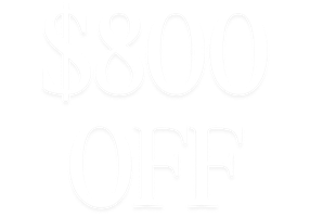 $800 Off