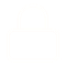 A simple outline of a padlock, symbolizing security or privacy, set against a plain background.