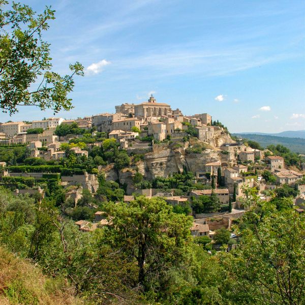 Provence hillside coastline biking