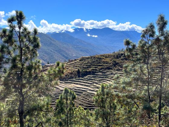 Trans Bhutan Trail mountain landscape
