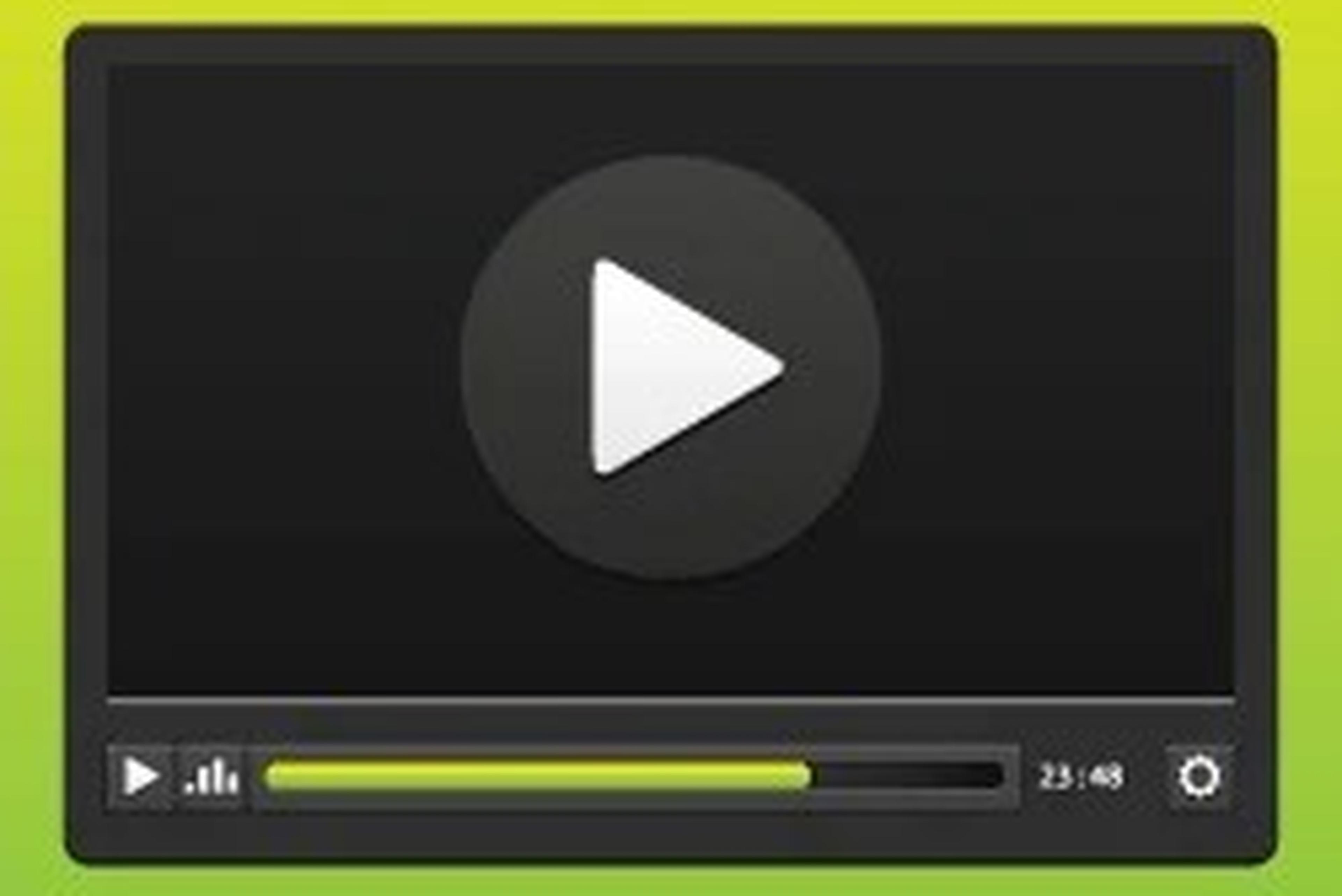 A screenshot of a video playing with the play button visible in the middle