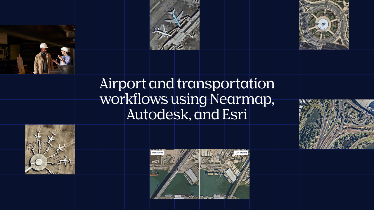 Nearmap, Autodesk & Esri workflows webinar