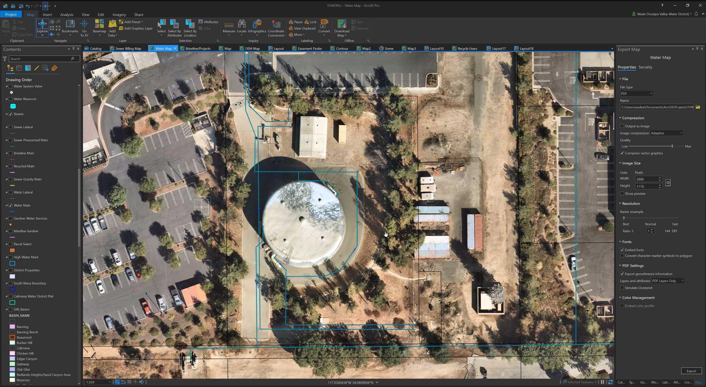 Aerial imagery keeps water flowing in Yucaipa | Nearmap AU