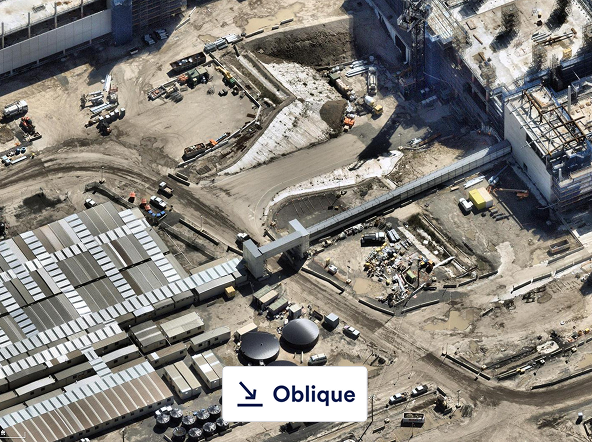 MapBrowser oblique view construction site