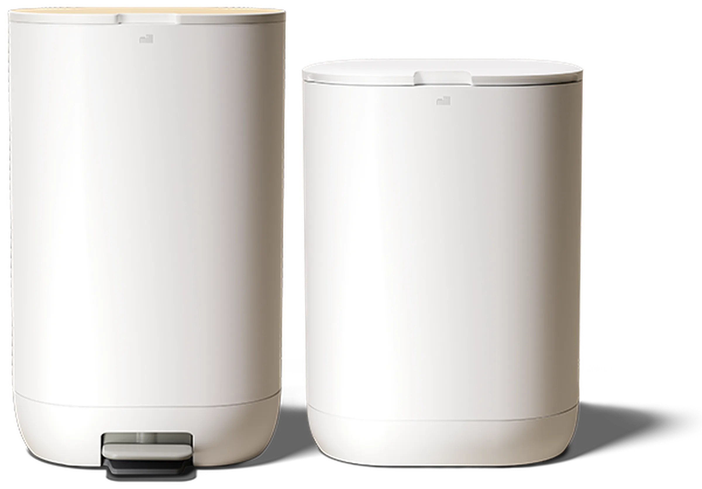 The two Mill food recycler models side by side