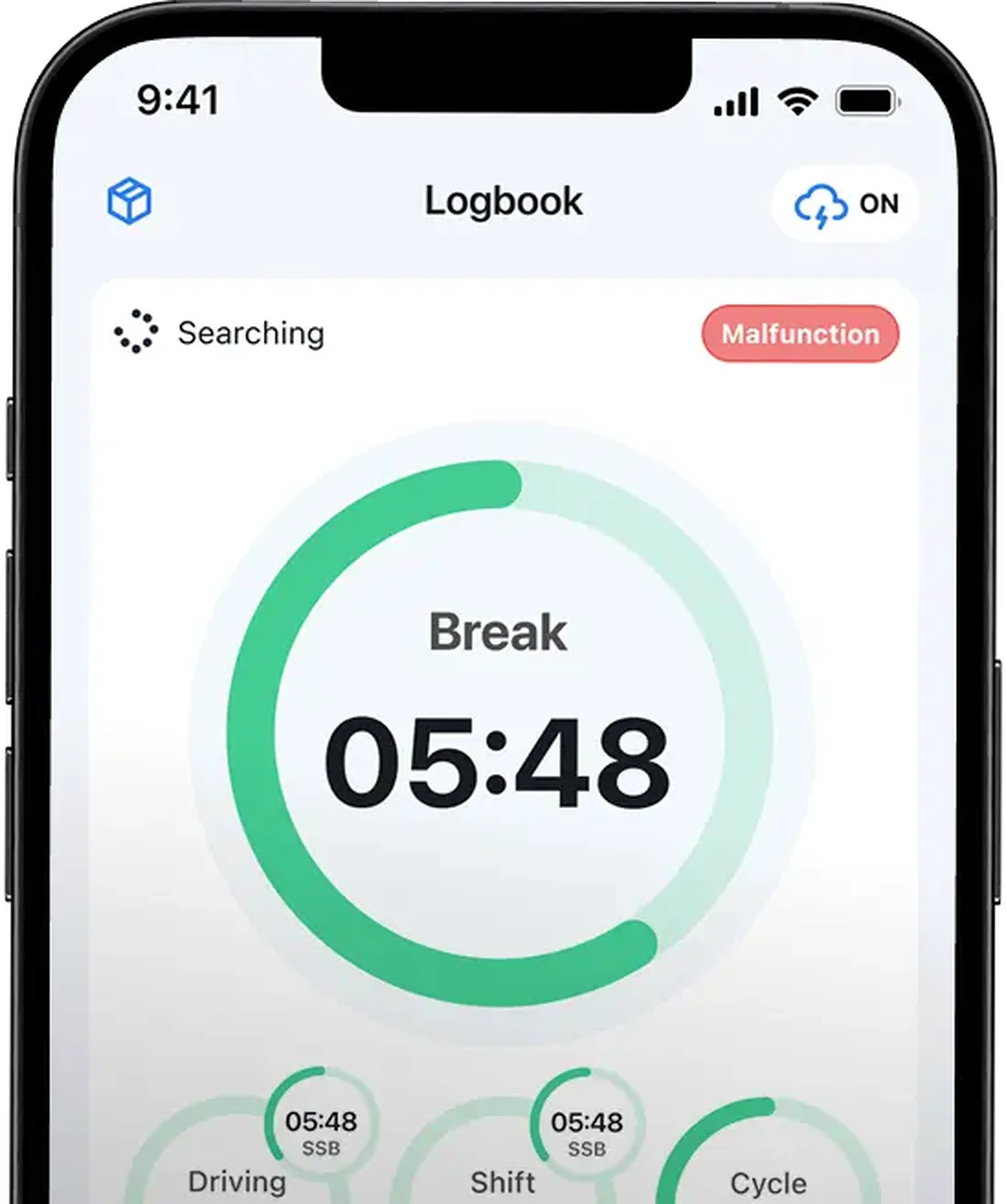 routeone eld app on phone