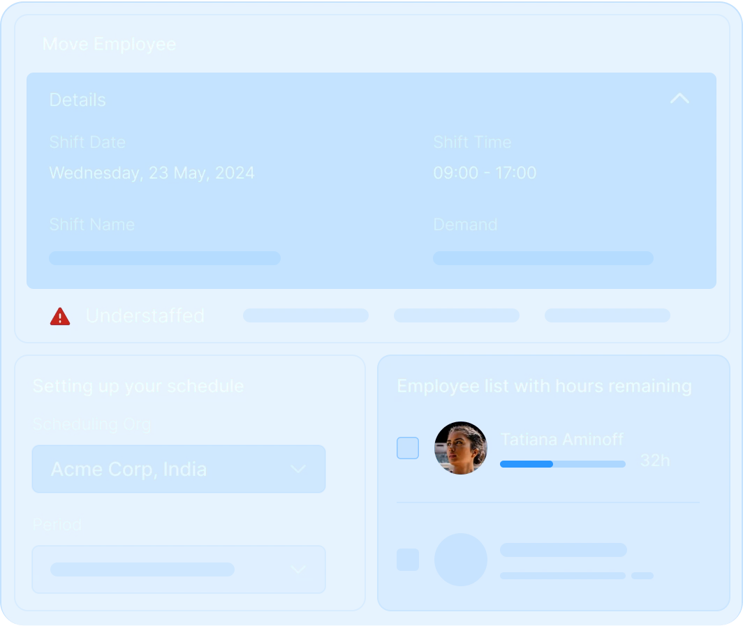 Smart Workforce Scheduling | Darwinbox
