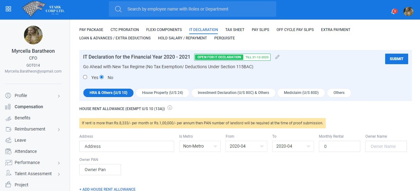 Darwinbox-payroll-IT-declaration