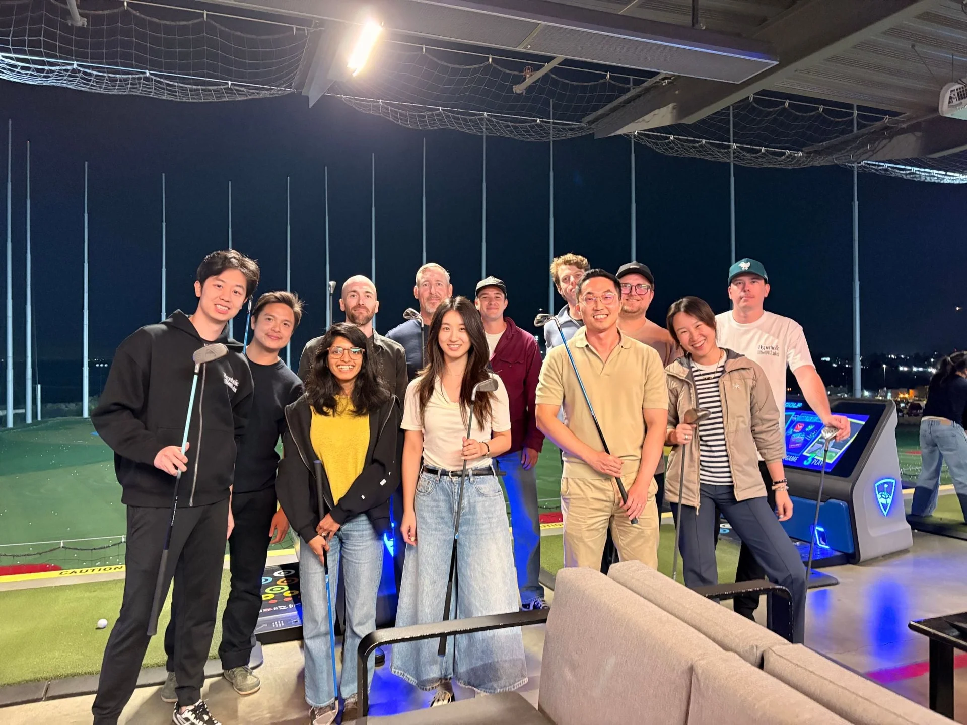 The Hyperbolic team at Topgolf
