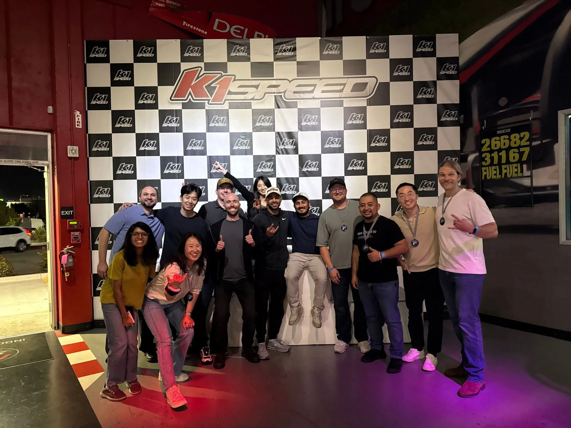 The Hyperbolic team at K1 Speed go-karting