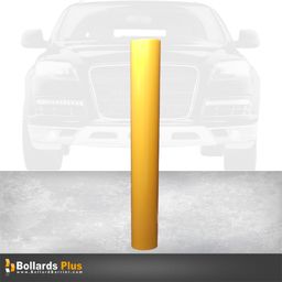 Heavy Duty Inground Bollard - 8"x96", Safety Yellow