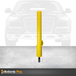 Product Carousel - Heavy Duty Removable Bollard - 4"x48", Safety Yellow