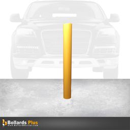 Heavy Duty Inground Bollard - 5"x72", Safety Yellow