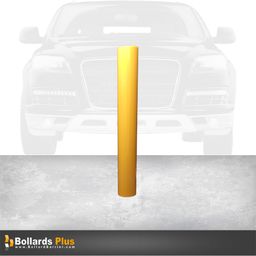 Heavy Duty Inground Bollard - 6"x72", Safety Yellow
