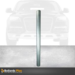 Product Carousel - Heavy Duty Inground Bollard - 4"x96", Bare Steel
