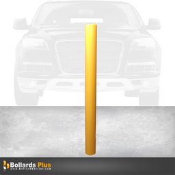 Heavy Duty Inground Bollard - 5"x96", Safety Yellow