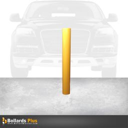 Heavy Duty Inground Bollard - 5"x60", Safety Yellow