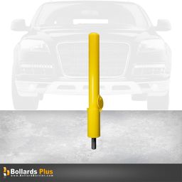 Product Carousel - Heavy Duty Removable Bollard - 4"x42", Safety Yellow