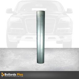 Heavy Duty Inground Bollard - 8"x84" Bare Steel