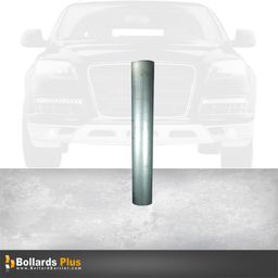 Heavy Duty Inground Bollard - 6"x60" Bare Steel