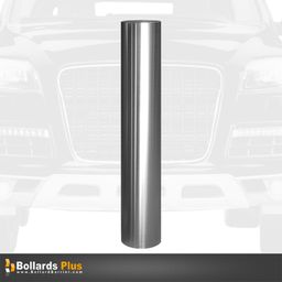4" Bollard Cover - Stainless Steel, 5"x50"
