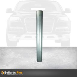 Heavy Duty Inground Bollard - 6"x84" Bare Steel