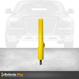 Product Carousel - Heavy Duty Removable Bollard - 4"x36", Safety Yellow