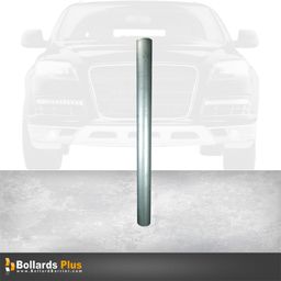 Heavy Duty Inground Bollard - 4"x84" Bare Steel