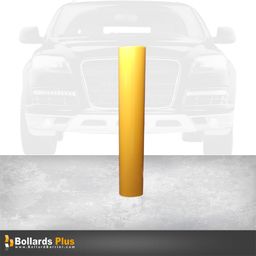 Heavy Duty Inground Bollard - 8"x72", Safety Yellow