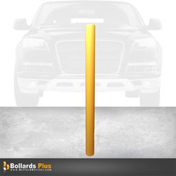 Heavy Duty Inground Bollard - 4"x96", Safety Yellow
