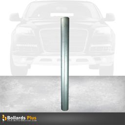 Heavy Duty Inground Bollard - 5"x96" Bare Steel