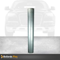 Heavy Duty Inground Bollard - 8"x96" Bare Steel
