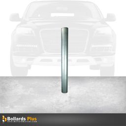 Heavy Duty Inground Bollard - 4"x60" Bare Steel