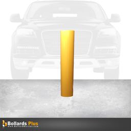 Heavy Duty Inground Bollard - 8"x60", Safety Yellow