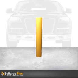 Heavy Duty Inground Bollard - 6"x60", Safety Yellow