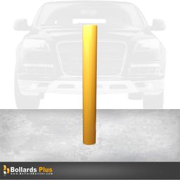 Heavy Duty Inground Bollard - 6"x84", Safety Yellow