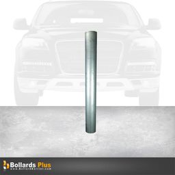 Heavy Duty Inground Bollard - 5"x72" Bare Steel