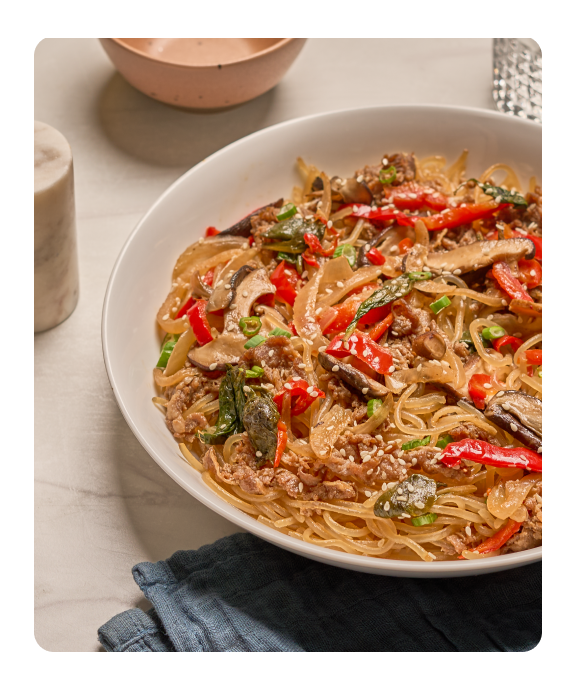 beef japchae