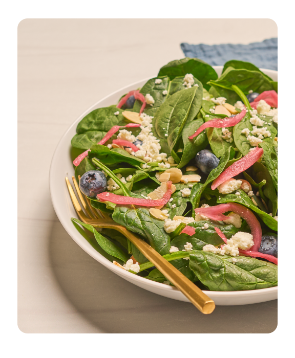 spinach blueberry salad