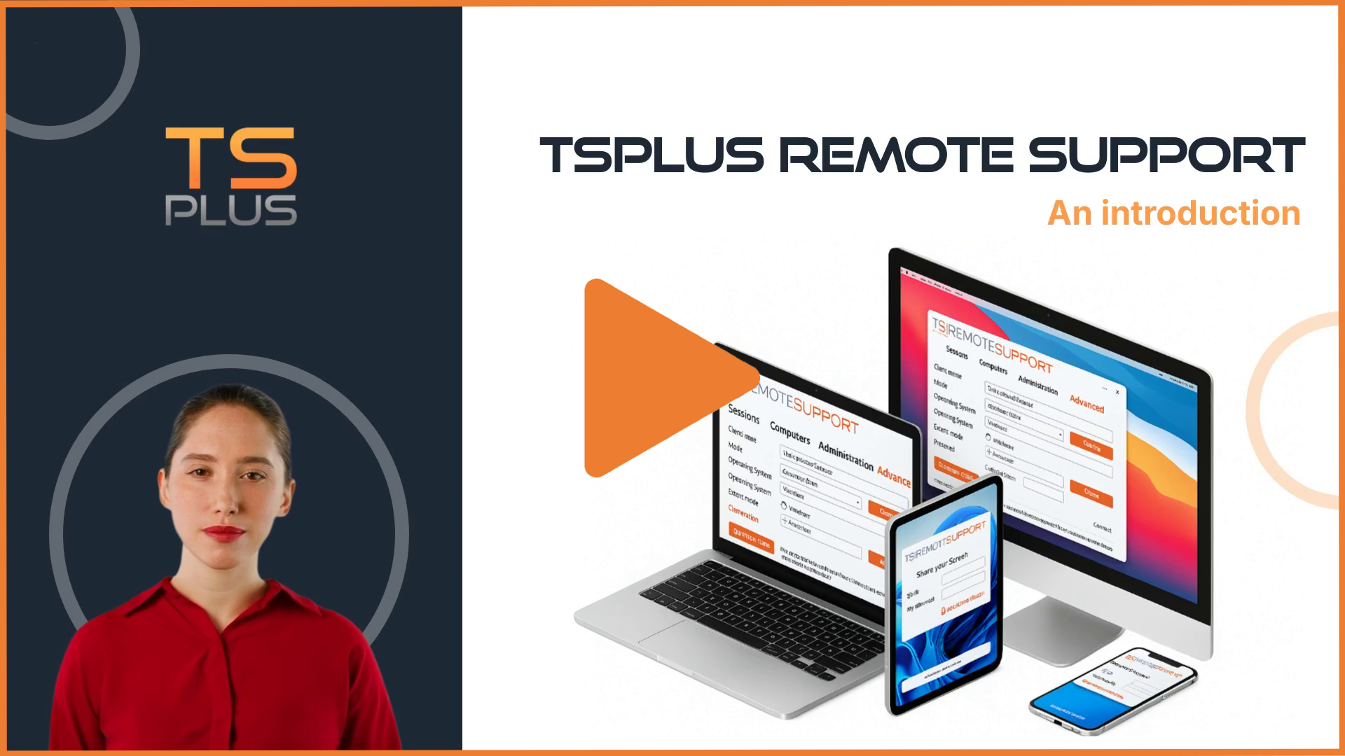 TSplus Remote Support video - An introduction - screenshot
