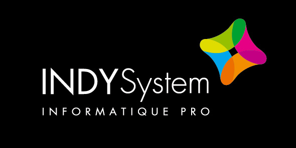 Logo Indy System - Informatique & téléphonie pro - quadri nega