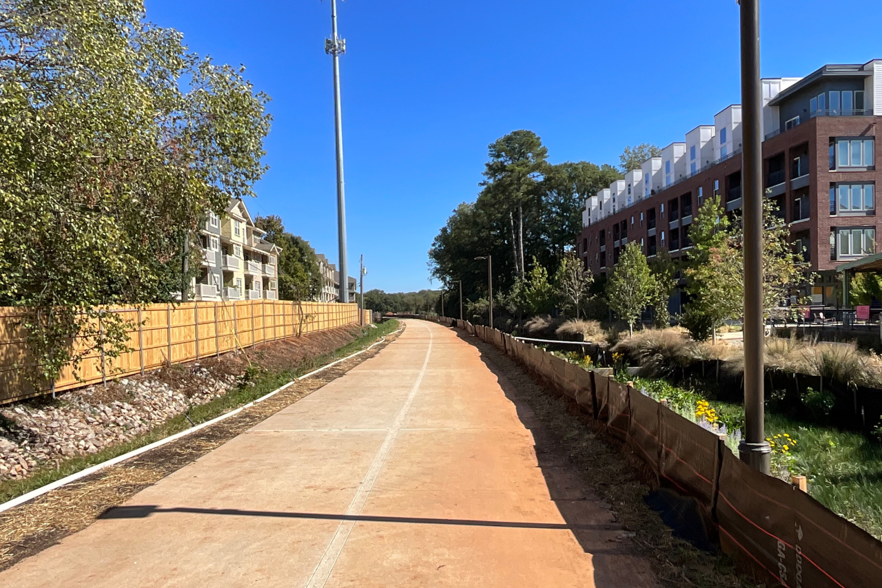 Planting and finishing touches in progress. (Photo Credit: ABI Staff)