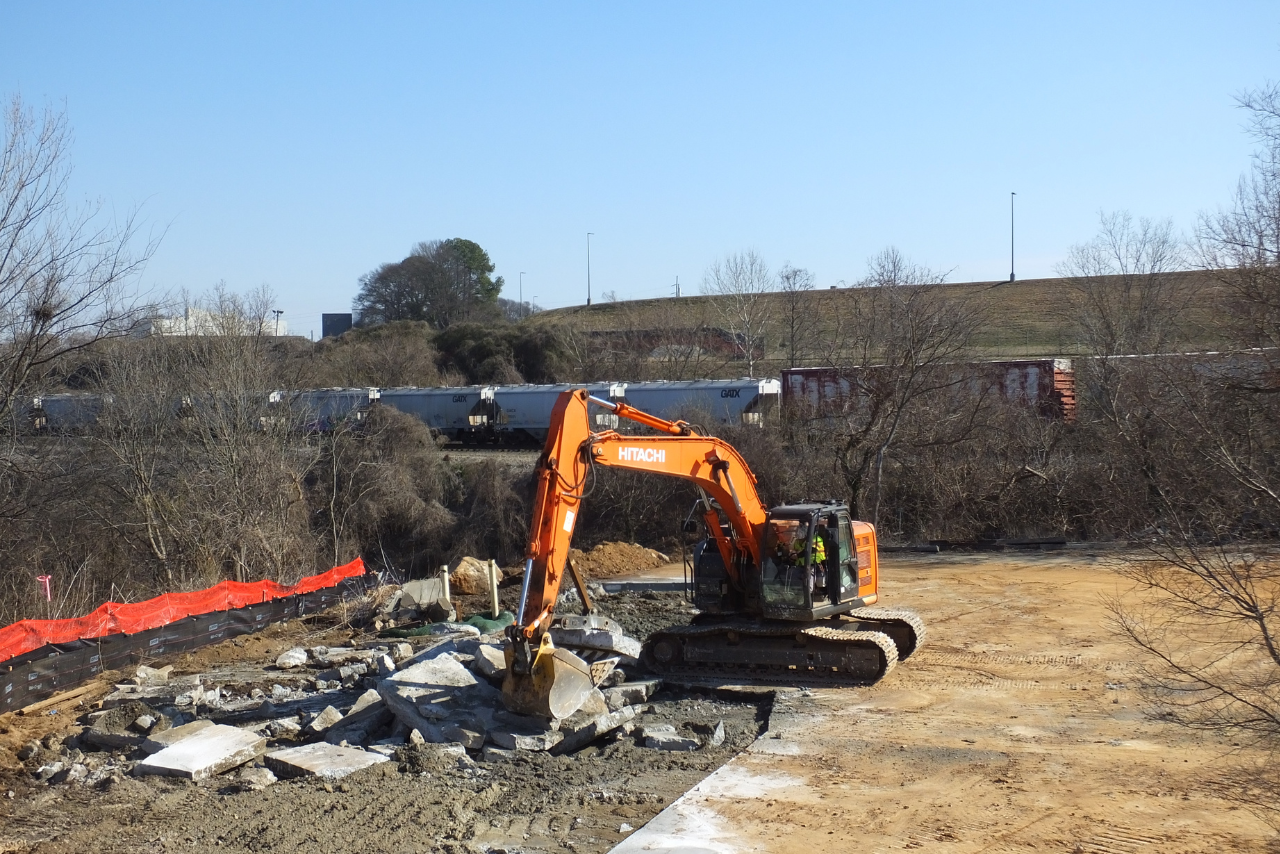 Construction started including clearing, grading and demolition work. (Photo Credit: ABI Staff)