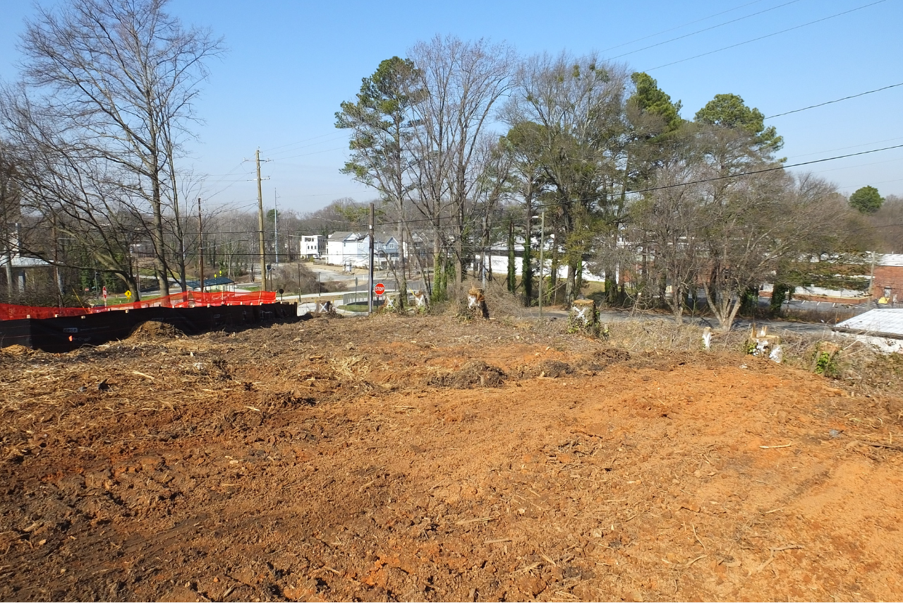 Construction started including clearing, grading and demolition work. (Photo Credit: ABI Staff)