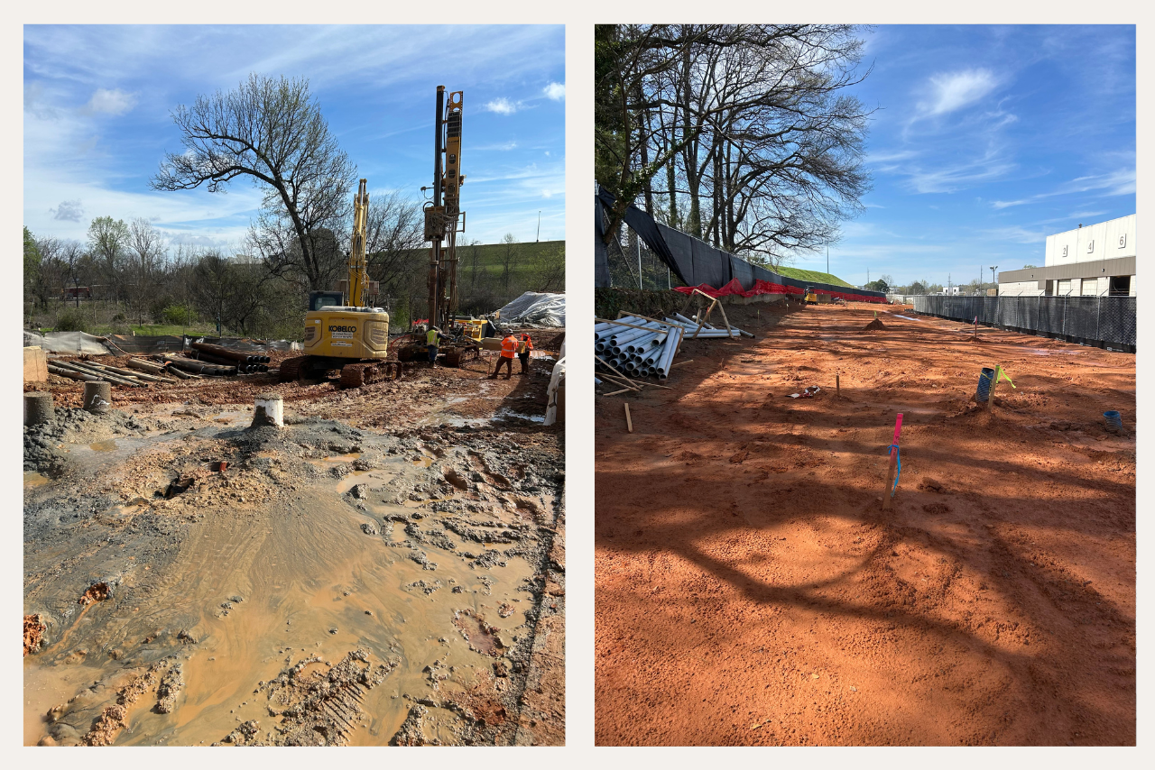 Grading, utilities, and foundation work in progress. (Photo Credit: ABI Staff)