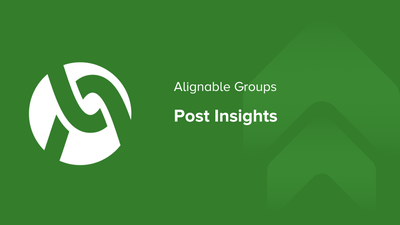 Alignable Groups: Post Insights