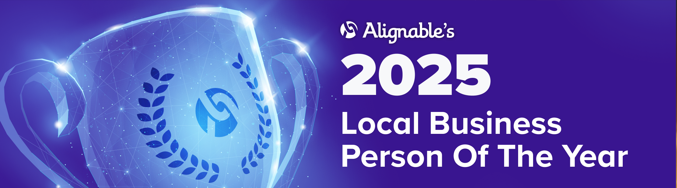 2025 Local Business Person Of The Year banner