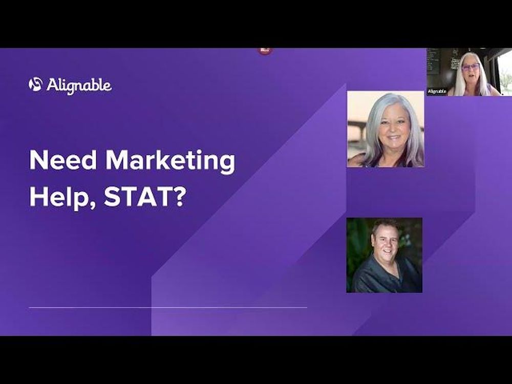 Need Marketing Help...STAT? | Alignable