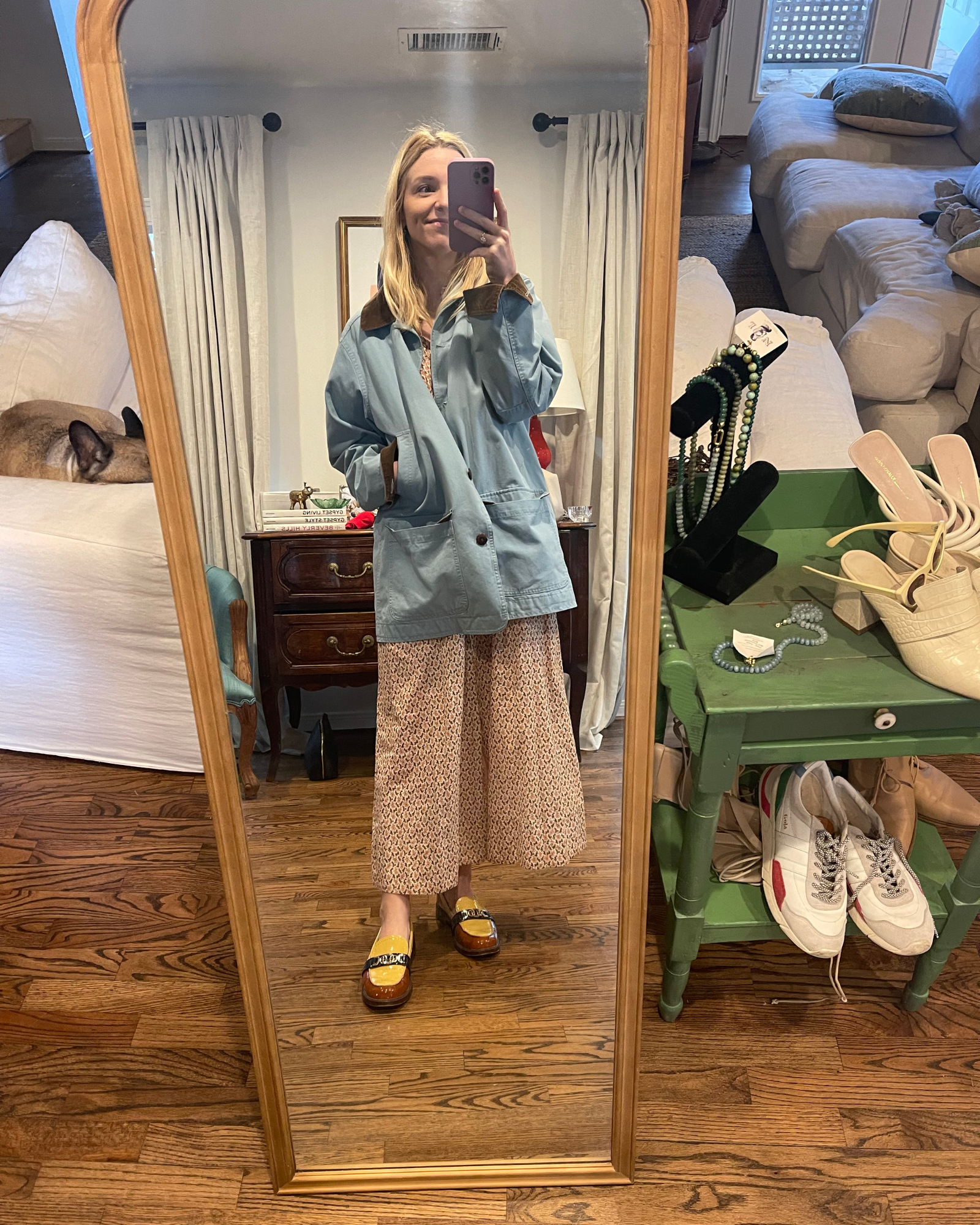 Vintage Blue Barn Jacket